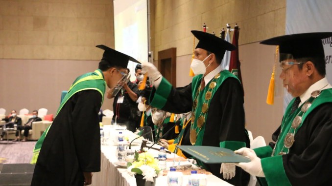 Rapat Senat Terbuka Wisuda Sarjana dan Magister XXII IAIN Syekh Nurjati Cirebon Dilaksanakan Secara Offline