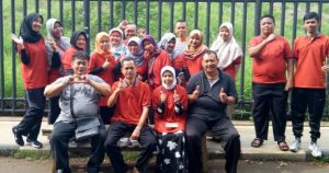 Kegiatan Olah Raga Karyawan Hari Jum'at diLapangan Bima Kota Cirebon