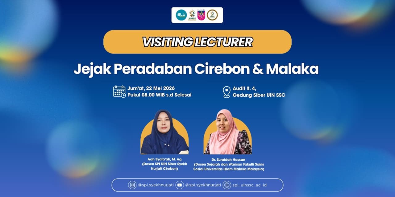 Visiting Lecturer : Jejak Peradaban Cirebon & Malaka